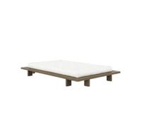 Estructura de Cama Japan 120x200 Marrón Algarrobo