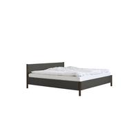 Estructura de Cama Veng 200x210 Gris Oscuro/roble Ahumado