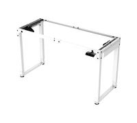pro.tec Estructura de Escritorio Ajustable en Altura 70-115 cm Escritorio Elevable Eléctrica Doble Motor Silencioso 2 Ajustes Postura Ergonómica (Sentado y de Pie) Acero Aleado 135 x 55 cm - Blanco