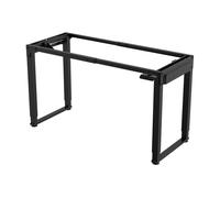 Estructura de escritorio kirkkonummi ajustable en altura acero 135x55cm - negro [pro.tec]