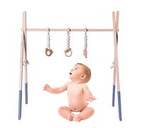 Estructura de gimnasio de madera | Gimnasio infantil con marco de madera inodoro - Productos de entretenimiento para recién nacidos para habitaciones de recién nacidos, guarderías, centros de