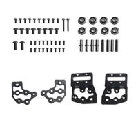 Estructura de juntas de aluminio para impresión 3D de alta velocidad, patrón de rueda loca de rodamiento menos piezas de inercias