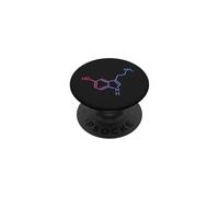 Estructura de la serotonina - Molécula de la Felicidad y la Ciencia del Amor PopSockets PopGrip Adhesivo