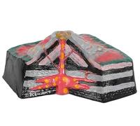 Estructura interna volcánica, modelo de tectónica de placas 3D, modelo de demostración volcánica con lava, instrumentos de enseñanza de geografía, for estudiar geomorfología.