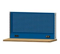 Estructura modular para mesa de trabajo eléctrica LIFT ANKE, con 2 placas perforadas, canal para suministro energético