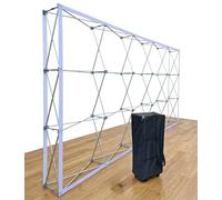 Estructura PHOTOCALL Pop UP de 376x227 cm de Aluminio Plegable, Incluye Bolsa de Transporte - para Utilizar en Eventos, congresos, ferias, Bodas y cumpleaños