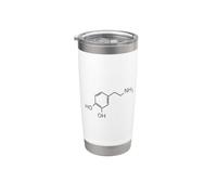 Estructura química de la dopamina | Neurotransmisores | Psicología Vaso térmico de acero inoxidable de doble pared