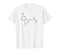 Estructura química de la melatonina | Neurociencia del sueño Camiseta gráfica económica