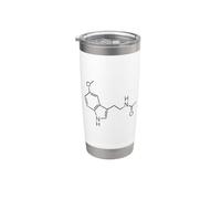 Estructura química de la melatonina | Neurociencia del sueño Vaso térmico de acero inoxidable de doble pared