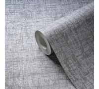 Estructurada Papel de Pared Pintado Ligero Brillante En Óptica Textil -