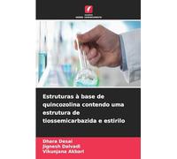 Estruturas à base de quincozolina contendo uma estrutura de tiossemicarbazida e estirilo