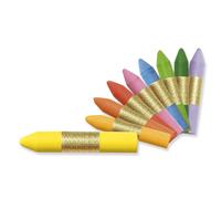 ESTUCHE 10 CERAS MANLEY (COLORES FLUOR+PASTEL) ALPINO MNC00044