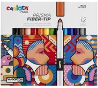 Estuche 12 rotuladores carioca plus prisma colores surtidos