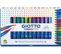Estuche 15 rotuladores doble punta turbopro Giotto