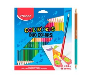 Estuche 24 lapices colores color'peps duo fsc maped