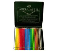 estuche 24 lapices escolares acuarelables ht-120224 faber castell 114425