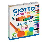 estuche 24 rotuladores turbo color giotto f417000