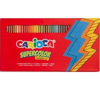 Estuche 40 lapices de colores Carioca supercolor