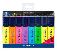 estuche 6+2 marcadores fluorescentes textsurfer classic 1-5mm. surtidos staedtler 364 a wp8