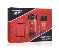 Reebok Activate Your Senses Estuche Regalo Perfumes de Mujer Pack de 2 Piezas Eau de Toilette 100ml y Shower Gel 250ml Set Fragancia Floral
