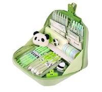 Estuche Aesthetic Capibara, Bolsa de Herramientas de Escritura Capybara, Estuche Escolar con Múltiples Compartimentos, Estuche para Lápices con Boca Ancha y Alfileres, Papelería, Transparente(12 entre