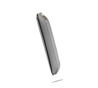 Estuche ajustable para bolígrafos con bandas elásticas ajustables, estuche de cuero para cuaderno, bolsas de almacenamiento para diario de tapa dura, organizador portátil de piel sintética, gris