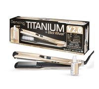 Estuche alisador de vapor TITANIUM V2 ELIXIR RITUAL DEMELISS - 5 niveles de temperatura - Depósito de 30 ml - Hasta 230 °C