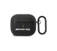 Estuche AMG AirPods 3, Negro - Piel Logo Grande