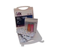 Estuche analizador BEHQ Fast Test Kit Cloro Libre - Total - Combinado y pH para uso en piscinas, spas, aguas potables…