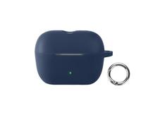 Estuche Auriculares para Sennheiser ACCENTUM Clip Funda Protectora de Silicona Blanda, a Prueba de Golpes y Resistente a los arañazos, con Anilla de mosquetón, Azul