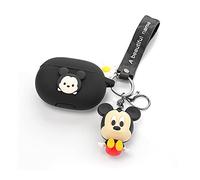 Estuche Beats Studio Buds con llavero de muñeca, XMBYGY silicona de cuerpo completo Kits de accesorios de protección de cordón antipérdida compatibles con auriculares inalámbricos Beats
