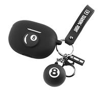 Estuche Beats Studio Buds con llavero de muñeca, XMBYGY silicona de cuerpo completo Kits de accesorios de protección de cordón antipérdida compatibles con auriculares inalámbricos Beats