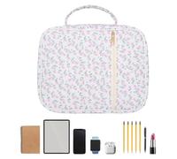 Estuche Bíblico - 11.4 Estuche Bíblico | Organizador de algodón - de la Biblia de la Iglesia con capacidad y asa, protector de libro a prueba de polvo para mujeres, niñas, estudio, adoración