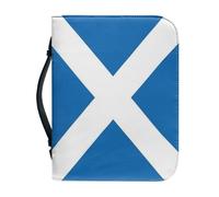 Estuche Bíblico De Gran Capacidad Con Asa - Regalos Artísticos Para Hombres Y Niñas - Estuche Clásico Para Biblias Con Diseño De La Bandera De Escocia