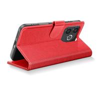 Estuche Billetera para Honor 600 Lite Serie Chesterfield con Función de Soporte
