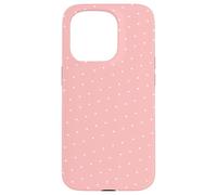 Estuche Boho Tiny Pale Rose con Lunares para un Lindo Estilo Carcasa para iPhone 15 Pro