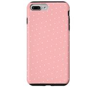 Estuche Boho Tiny Pale Rose con Lunares para un Lindo Estilo Carcasa para iPhone 7 Plus/8 Plus
