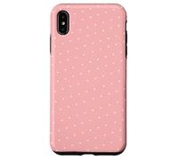 Estuche Boho Tiny Pale Rose con Lunares para un Lindo Estilo Carcasa para iPhone XS MAX
