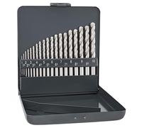 Estuche brocas - juego de 19 piezas de brocas de cobalto, alta durabilidad, adecuado para metal y materiales resistentes, incluye tamaños variados.