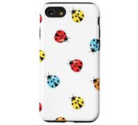 Estuche Colorido con patrón de Mariquita para un Lindo Carcasa para iPhone SE (2020) / 7/8