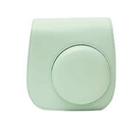 Estuche compacto para Fujifilm Instax Mini12, elegante funda protectora con correa ajustable, colores intensos y suave piel sintética protectora,