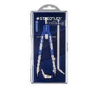 ESTUCHE COMPAS MARS 552 02, CON RUEDA CENTRAL , AJUSTE RAPIDO Y ALARGADERA STAEDTLER 552 02