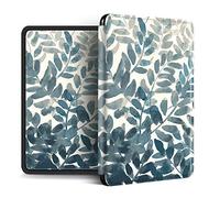 Estuche compatible con Kindle (10.ª generación, lanzamiento de 2018), cubierta protectora más delgada con encendido/apagado automático, textura de impresión 3dGood, kpw4, PQ94WIF, hojas verdes