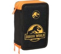 Safta Estuche escolar Jurassic World con 37 útiles - Niños 5-14 años 12,5x5,5x19,5 cm