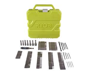 Estuche con 127 piezas para taladrar y atornillar