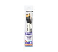 Estuche con 4 Pinceles DALER ROWNEY Graduate : Redondo 5/0, 4, 10, Plano Lavis 1/2”