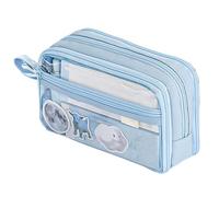Estuche con Cremallera Estuche Transparente Estuche Transparente de Gran Capacidad Estuche Portatil Adecuado para Viajes para Niños Adolescentes Estudiantes, , riferimento alla