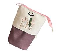 Estuche con cremallera para lápices, estuche para lápices | Bolsa organizadora de bolígrafos plegable | Bolsa multifuncional para bolígrafos, bolsa para lápices con cremallera para borradores, notas a