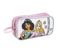 CERDÁ LIFE'S LITTLE MOMENTS- Bolso Estuche con Doble Compartimento de Las Princesas de Disney, Dibujo Animado, Color Rosa (2700000583)
