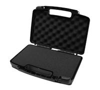 Estuche con espuma, estuche para herramientas, 14x10.4x3.5 pulgadas resistente a caídas con espuma, caja de herramientas dura portátil con asa y hebilla para uso doméstico, taller o profesional, punt